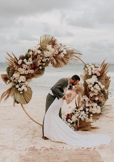 Wedding arches for ceremonies in Miami