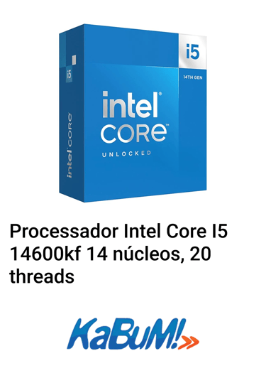 Processador Intel Core I5 14600kf KaBuM