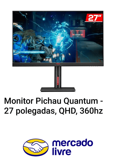 Monitor Pichau Quantum 360hz Mercado Livre