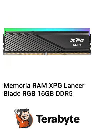 Memória RAM XPG Lancer Blade RGB 16GB DDR5 Terabyte