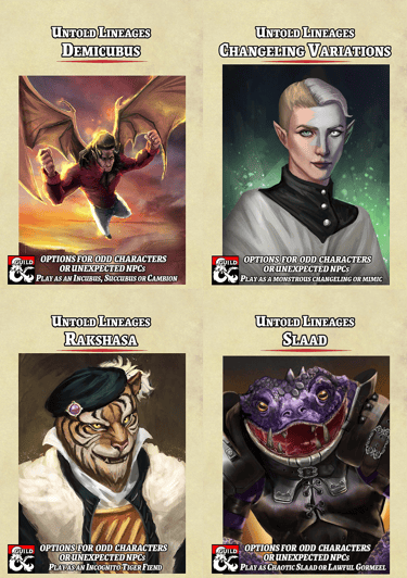 Untold Lineages - Imposter and Deceiver Races