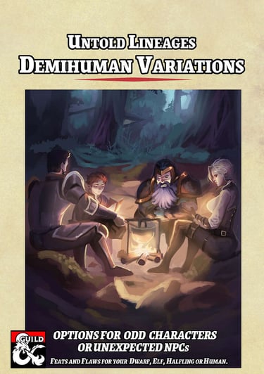 Untold Lineages Demihuman Variations Cover