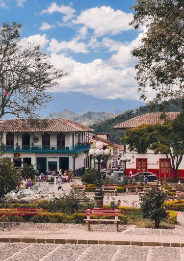 La Plaza in Jardin, Colombia