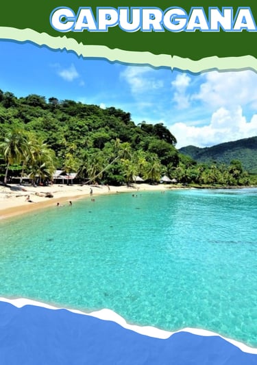 Mar cristalino en Capurganá, Colombia