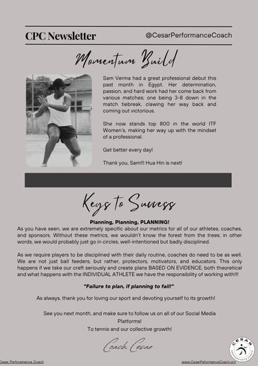 Cesar Performance Coach with Sam Verma