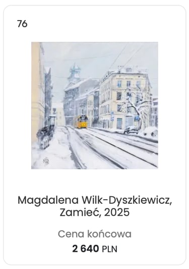 Mag Wilk, Kraków, Cracow , akryli painting 