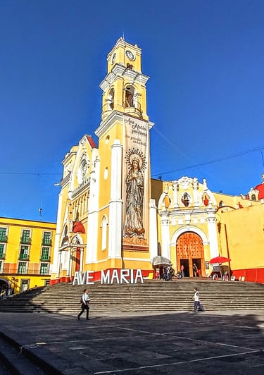 Vista panorámica de la Catedral Metropolitana de Xalapa