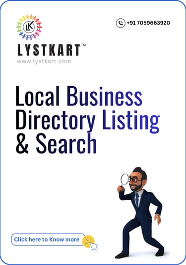 Click to Know More : Lystkart Local Business Directory Listing