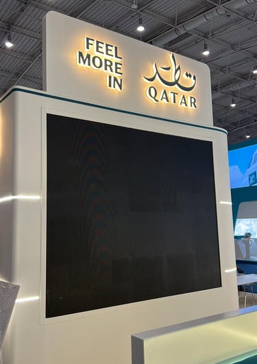 Visit Qatar activation booth