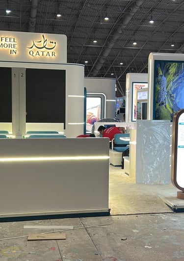 Visit Qatar activation booth