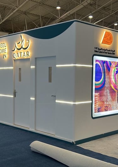 Visit Qatar activation booth