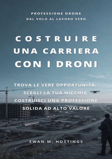 Costruire una carriera con i droni, libro di E. M. Hostings