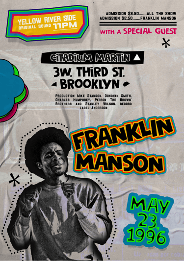 Poster / Affiche "Franklin Manson"