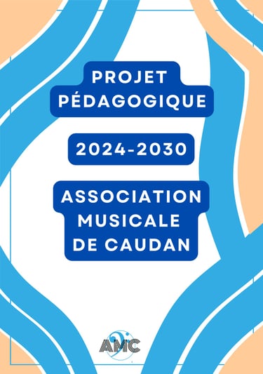 Page de présentation du projet pédagogique 2024-2030 de l’Association Musicale de Caudan