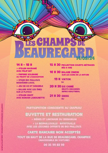 flyer les champs de beauregard 2024