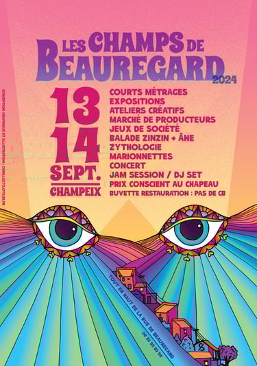 Affiche Les Champs de Beauregard 2024