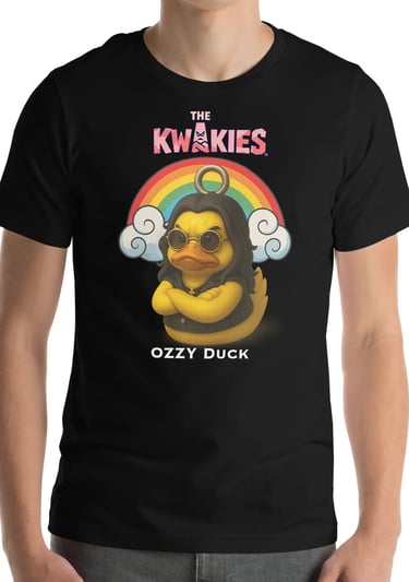 T-shirt The KWAKIES - Ozzy Osbourne Duck