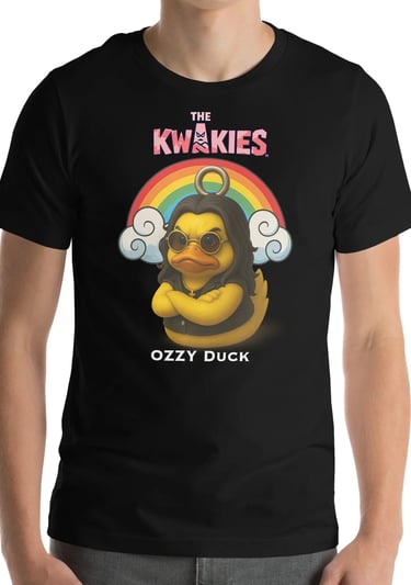 T-shirt The KWAKIES - Ozzy Osbourne Duck