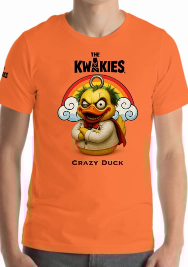 T-shirt The KWAKIES - Crazy Doc Duck