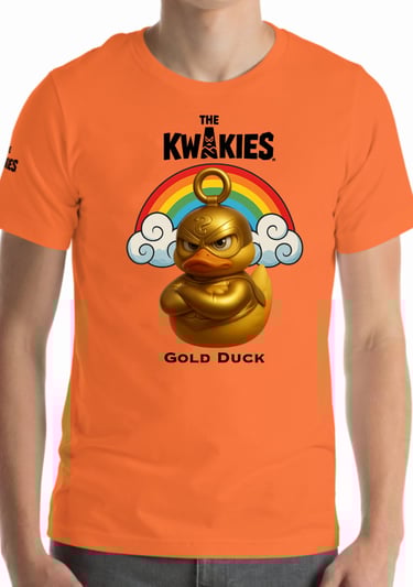 T-shirt The KWAKIES - Golde Duck