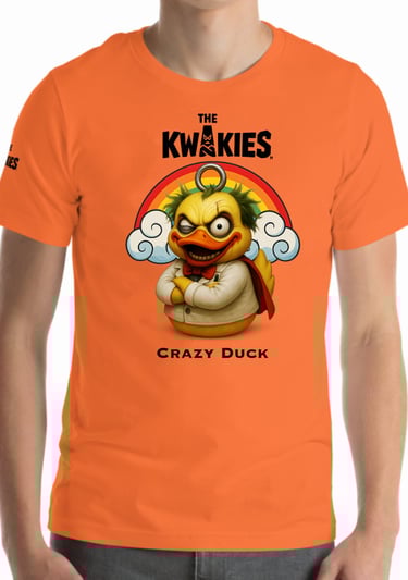 T-shirt The KWAKIES - Crazy Doc Duck