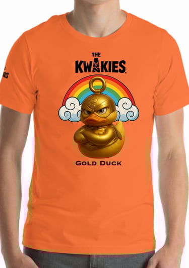 T-shirt The KWAKIES - Golde Duck