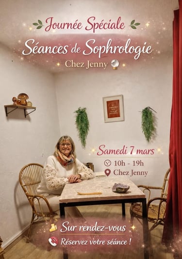 Sandrine Thibault sophrologue with Jenny, at arcanum leviosa