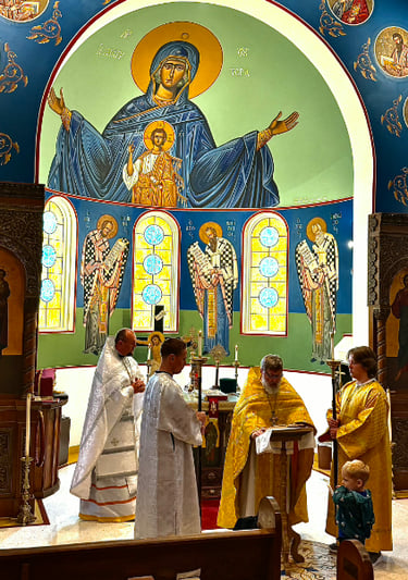 Bedig Minassian in Orthodox Liturgy