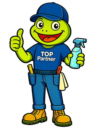 TOP Partner maskota žaba