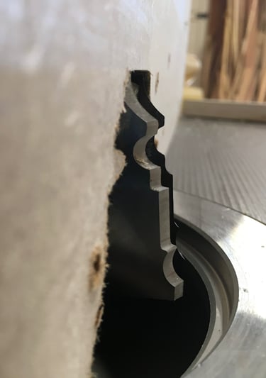 cutter for bespoke victorian moulding