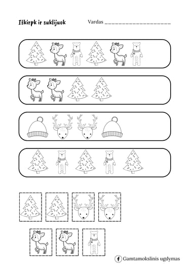 Nemokamos užduotys PDF Kalėdos