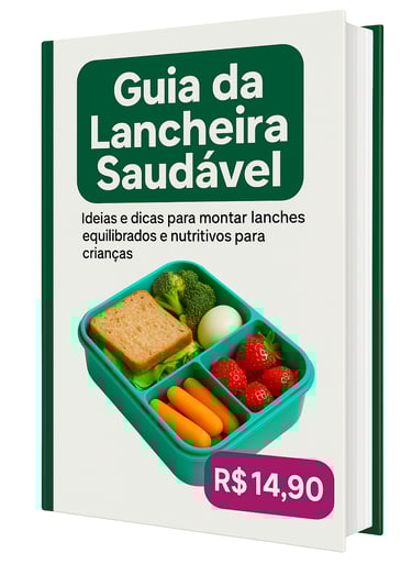 Capa do e-book Guia da Lancheira Sáudável