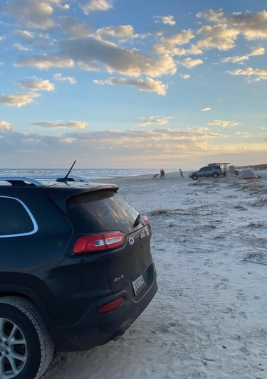 Vagabonding Mustang Island Texas
