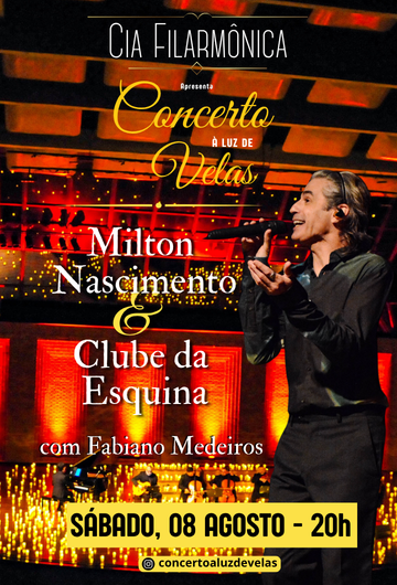 Concerto à Luz de Velas com Fabiano Medeiros cantando Milton Nascimento