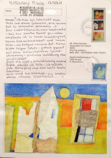 Mail art card