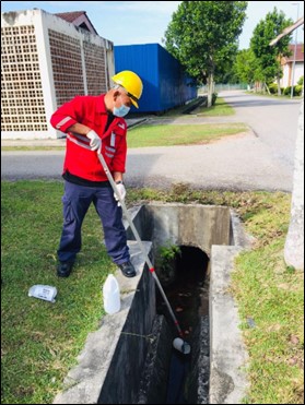 Water Quality Monitoring at project site