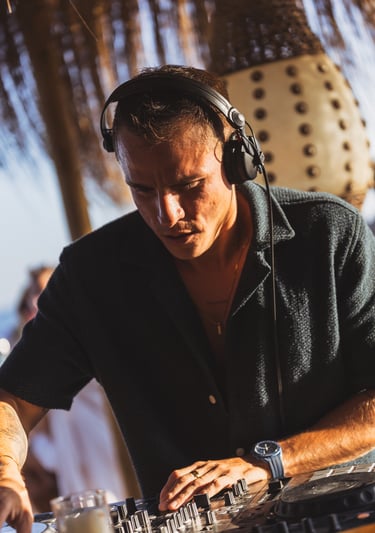 Miguel Cuartín directing the sonic narrative at Solé, Trocadero Zanzibar.