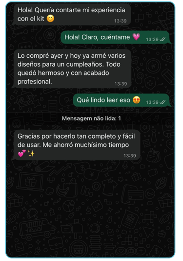 De verdad, solo queria agradecerte