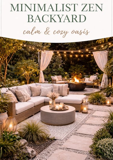 Minimalist zen backyard ideas