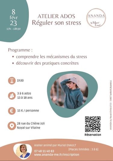 flyer atelier ados réguler son stress