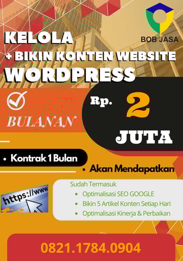 Bikinin Pro Jasa Kelola Website Pribadi Bisnis Perusahaan Yayasan Firma Sekolah Desa 2 Juta / Bulan
