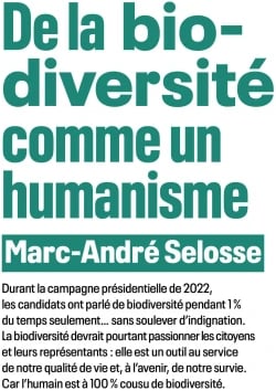 De la bio diversité comme un humanisme