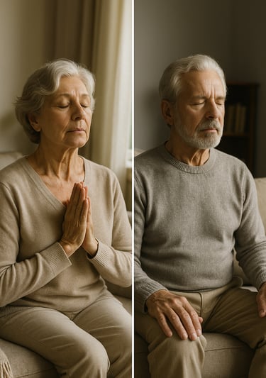 Panduan pernapasan premium untuk lansia 60+: 5 teknik kuno yang mudah & aman (koherensi jantung, 4-7