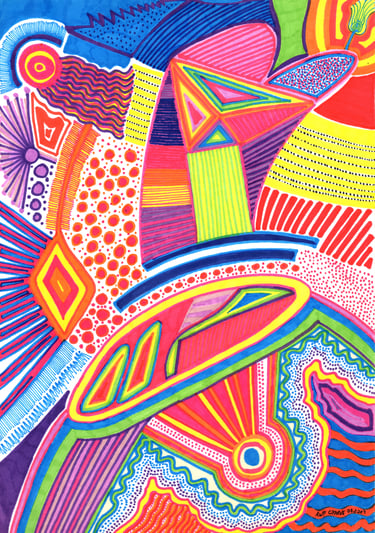 "RADIATIONS X" artwork by ELKOLOR aka Raphael Pathe