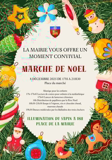 Marché de Noêl Sain-Bel Chantal-at-home