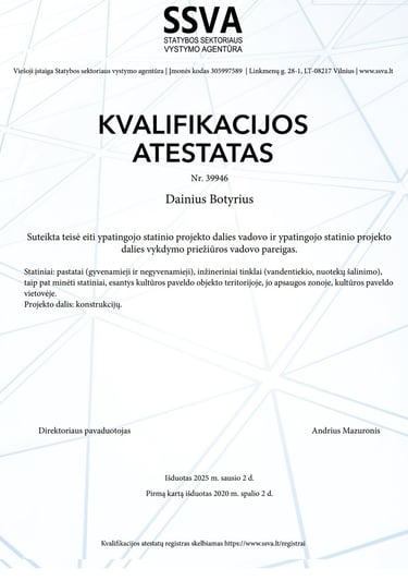 atestuotas ekspertas