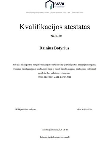 Energetinis sertifikavimas