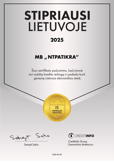 Stipriausieji NTpatikra.lt
