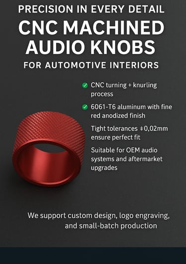 machining car knob