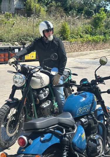 Motorrad touren, Royal Enfield, Motorrad Vermietung Mallorca